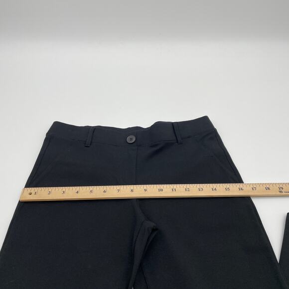 BETABRAND Womens Ponte Pant Size M Black Classic Straight Leg Mid Rise Stretch - Picture 6 of 7